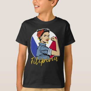 Camiseta Orgullo Filipina Pinay Esposa Girlfriend Filipinas