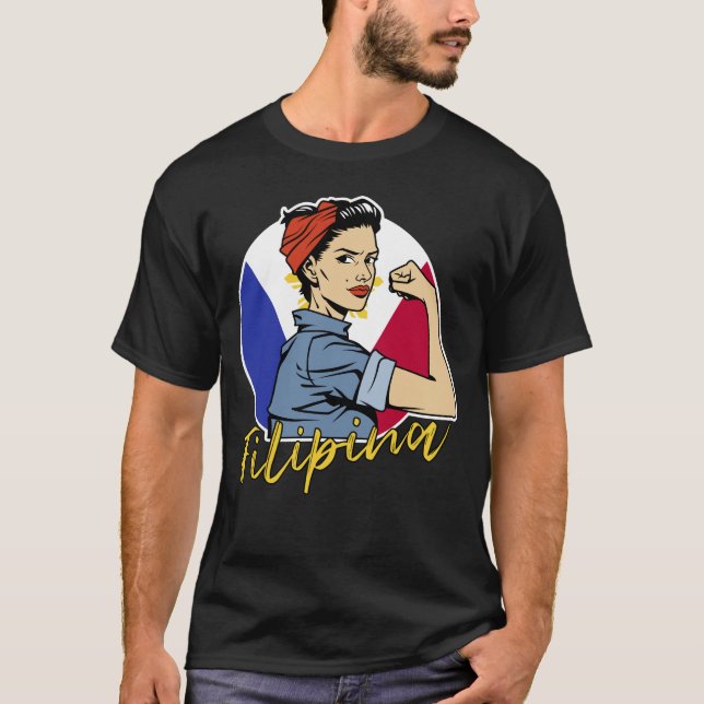 Camiseta Orgullo Filipina Pinay Esposa Girlfriend Filipinas (Anverso)
