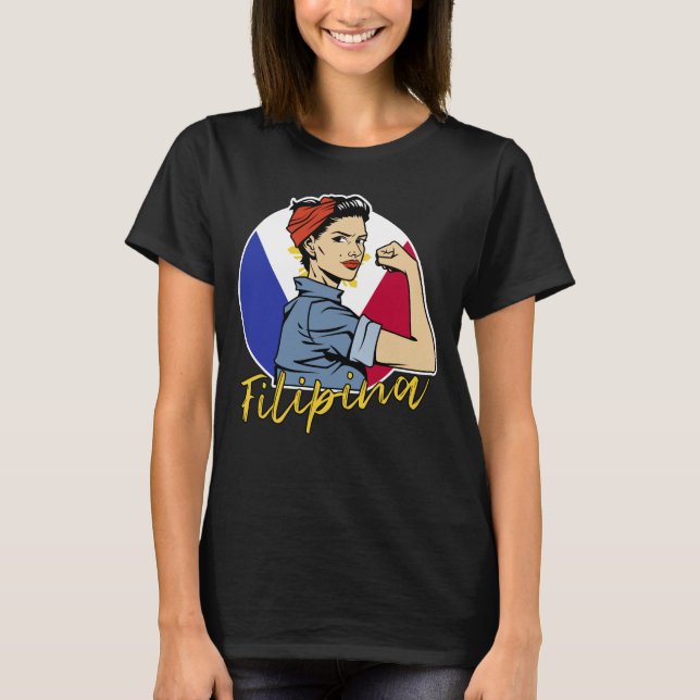 Camiseta Orgullo Filipina Pinay Esposa Girlfriend Filipinas (Anverso)