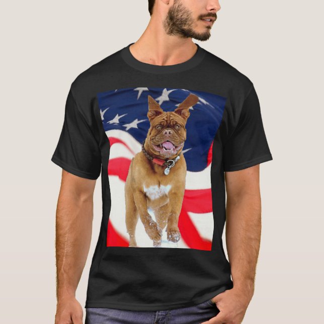 Camiseta Orgullo francés desagradable americano (Anverso)