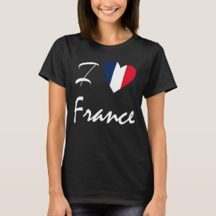 Camiseta Orgullo francés Francia Viaje Amar Francia París