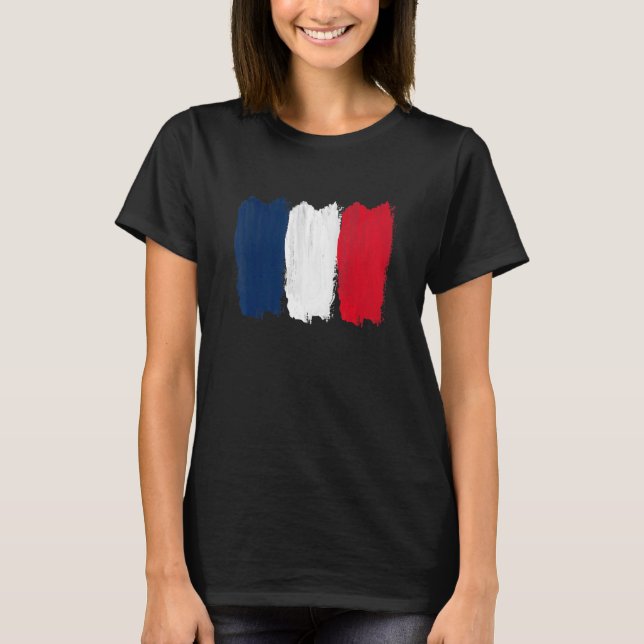 Camiseta Orgullo francés Francia Viaje Amo Francia Franco (Anverso)