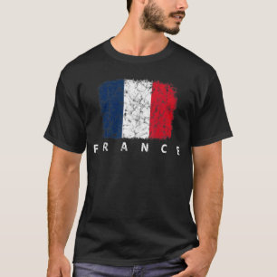 Camiseta Orgullo francés Francia Viaje Amo Francia Franco