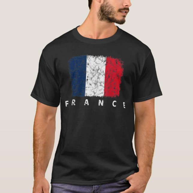 Camiseta Orgullo francés Francia Viaje Amo Francia Franco (Anverso)