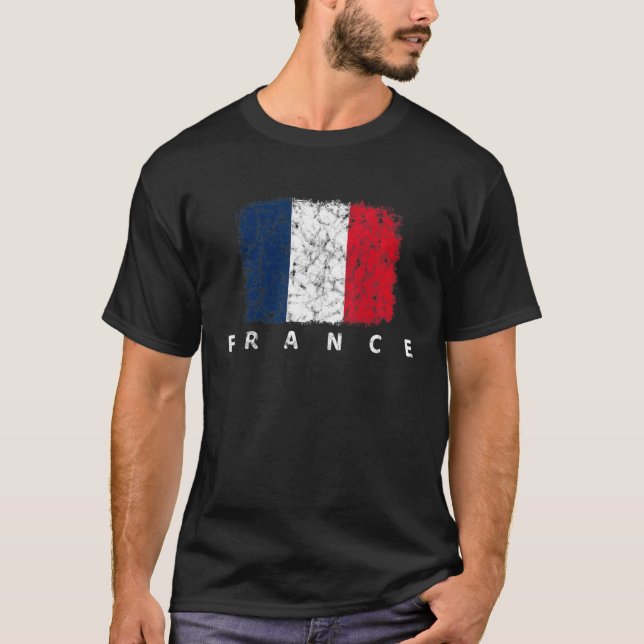 Camiseta Orgullo francés Francia Viaje Amo Francia Franco (Anverso)