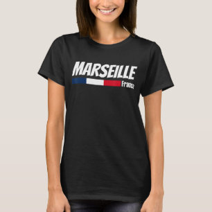 Camiseta Orgullo francés Francia Viajes Amo Francia Marsell