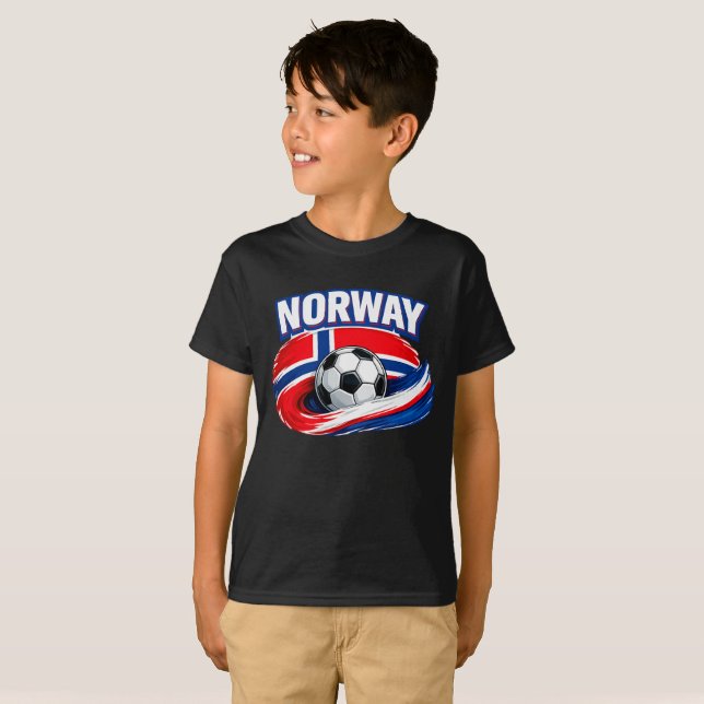 Camiseta Orgullo Futbolístico Noruego (Anverso completo)
