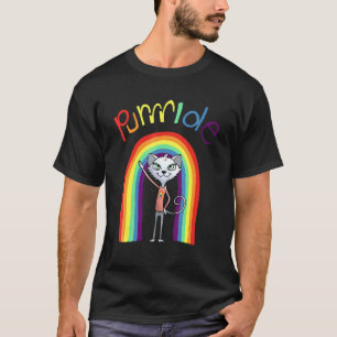 Camiseta Orgullo Gato De Lgbtq Aburrido Orgullo Gatito Para