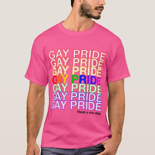 Camiseta Orgullo gay (Anverso)
