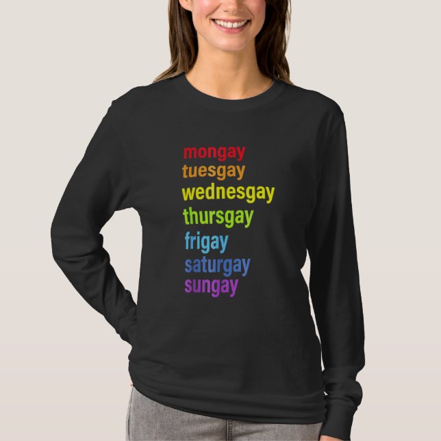 Camiseta Orgullo Gay Agenda Love LGBT (Anverso)