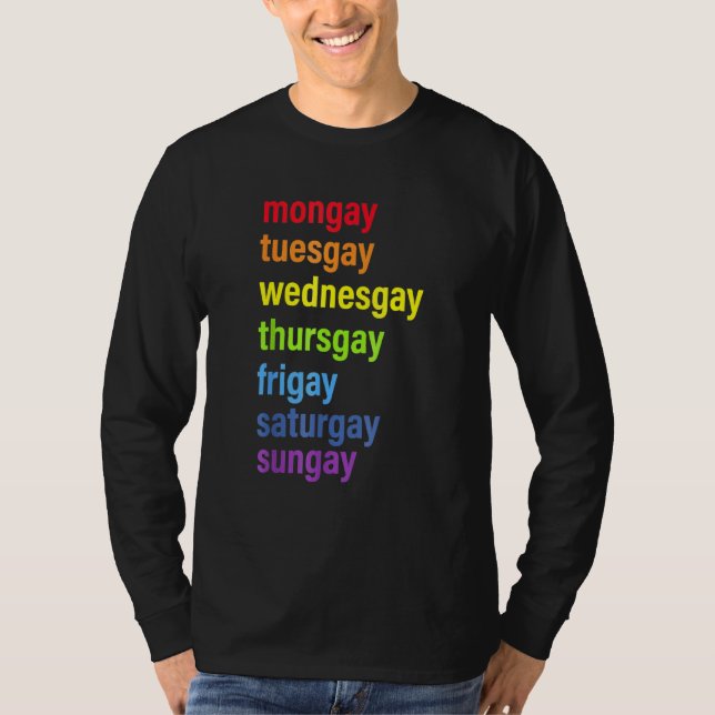 Camiseta Orgullo Gay Agenda Love LGBT (Anverso)