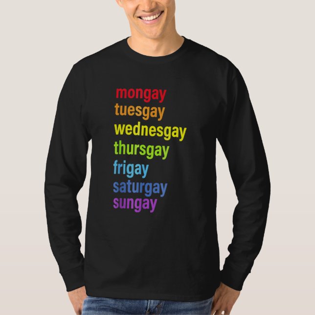 Camiseta Orgullo Gay Agenda Love LGBT (Anverso)