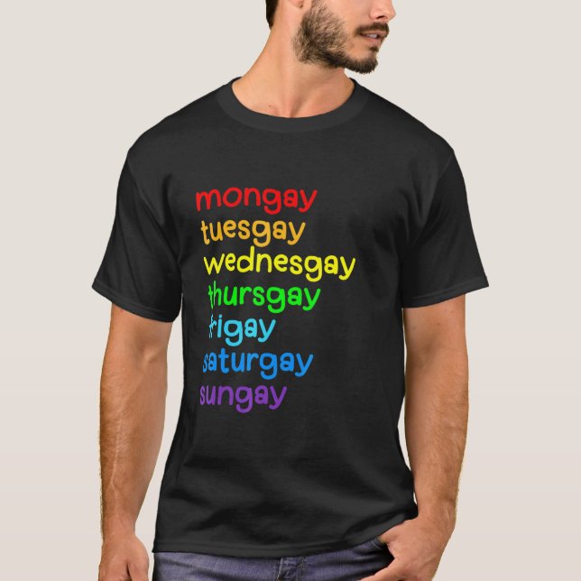 Camiseta Orgullo Gay Agenda Love Lgbt Tee (Anverso)