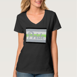 Camiseta Orgullo gay Agénero palabra arcoiris 1