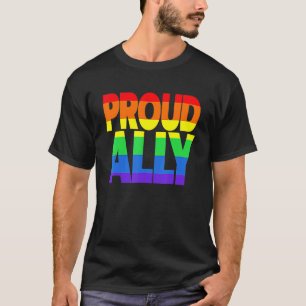 Camiseta Orgullo Gay Ally Amigos De Lgb Orgulloso Ally