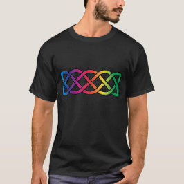 Camiseta Orgullo gay arcoiris de mano no celta