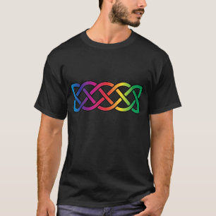 Camiseta Orgullo gay arcoiris de mano no celta