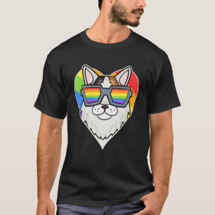 Camiseta Orgullo gay arcoiris LGBT - Caza de gato camioneta