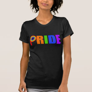 Camiseta Orgullo Gay Audaz Hermosas Cartas Arcoiris