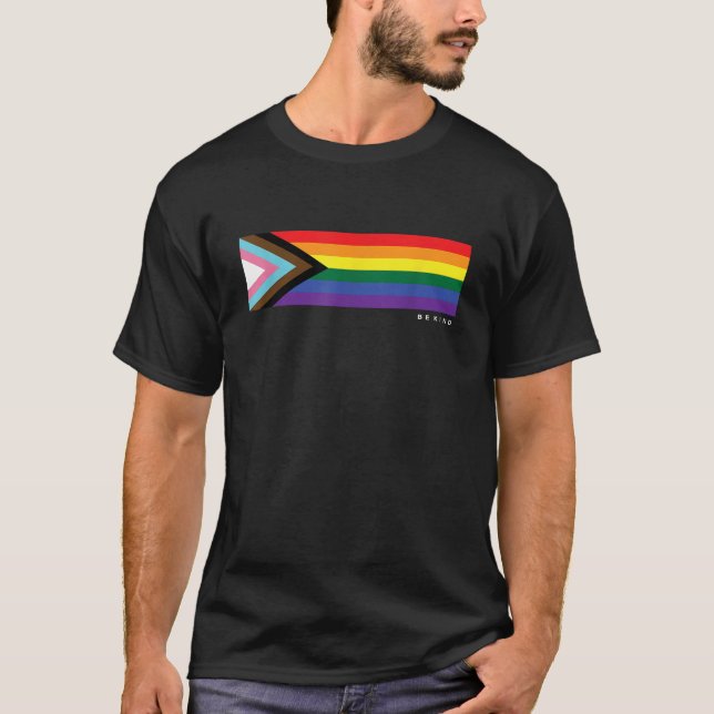 Camiseta Orgullo Gay Bandera Arcoiris Paint T Shirt LGBT Wo (Anverso)