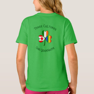 Camiseta Orgullo gay Bandera canadiense irlandesa Shamrock 
