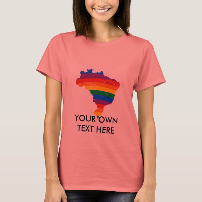 CAMISETA ORGULLO GAY BRASIL (Anverso)