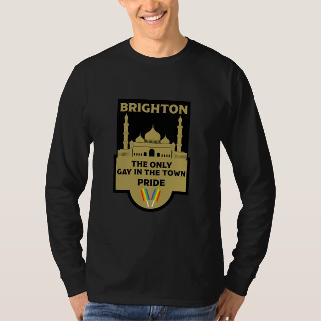 Camiseta Orgullo Gay Brighton - Brighton England LGBT - (Anverso)