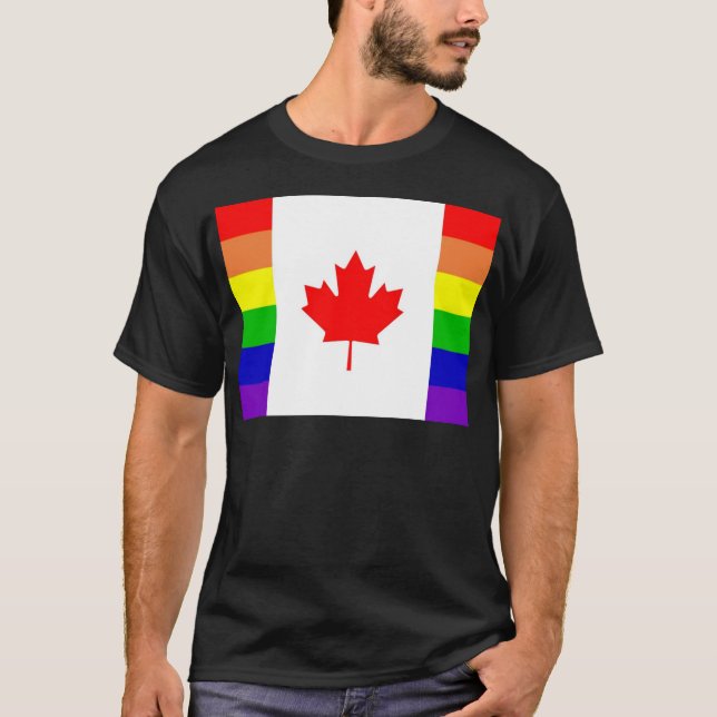 Camiseta Orgullo gay canadiense (Anverso)