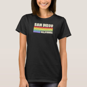 Camiseta Orgullo gay con bandera arcoiris en San Diego Cali