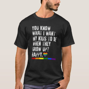 Camiseta Orgullo Gay Conciencia LGBT Padres Madre Padre Les