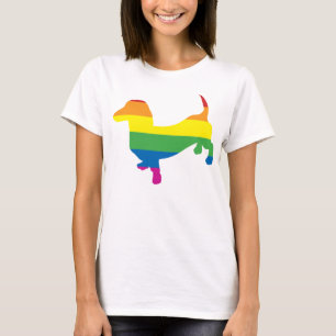 Camiseta Orgullo gay Dachshund/Wiener