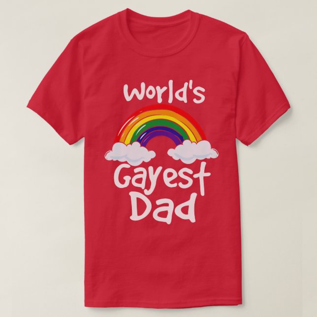 Camiseta Orgullo Gay Dad Lgbtq (Diseño del anverso)