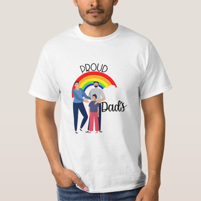 Camiseta Orgullo Gay Dads Tee Shirt (Anverso)