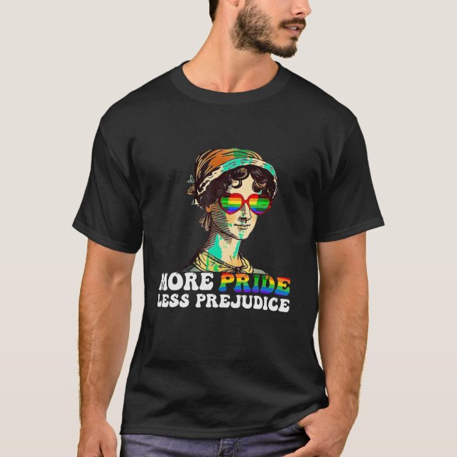 Camiseta Orgullo gay de aliado LGBT se cierra con menos pre (Anverso)
