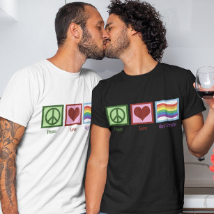 Camiseta Orgullo gay de amor por la paz