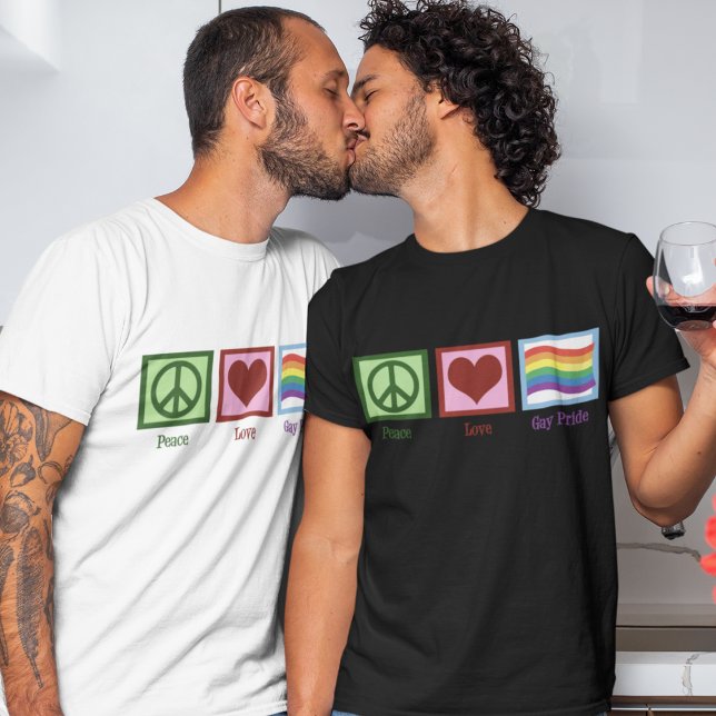 Camiseta Orgullo gay de amor por la paz (Subido por el creador)