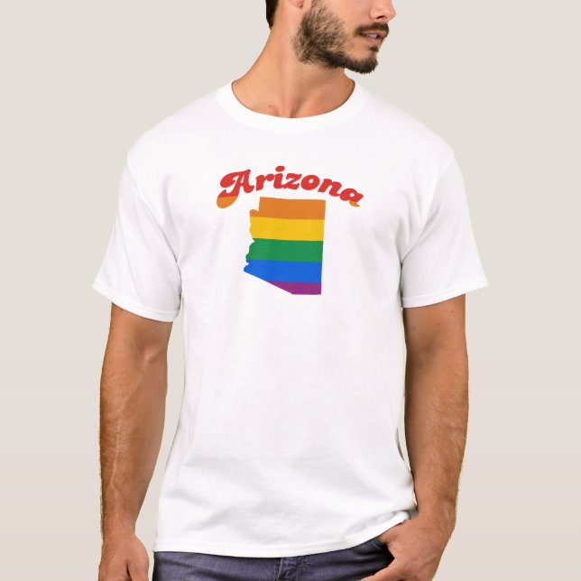 CAMISETA ORGULLO GAY DE ARIZONA (Anverso)