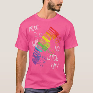 Camiseta Orgullo gay de baile orgullo de luto arco iris
