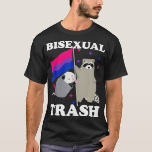 Camiseta Orgullo gay de basura bisexual Arcoiris LGBT Racco