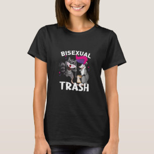 Camiseta Orgullo gay de basura bisexual Arcoiris LGBT Racco