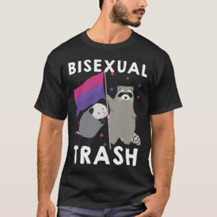 Camiseta Orgullo gay de basura bisexual Arcoiris LGBT Racco