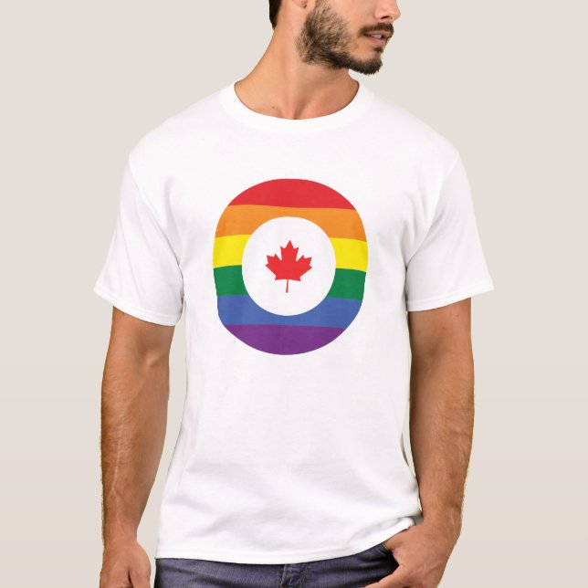 Camiseta Orgullo gay de Canadá (Anverso)