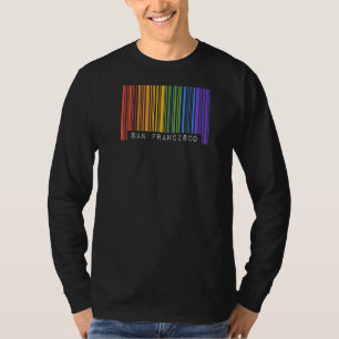 Camiseta Orgullo gay de código de barras San Francisco Cali