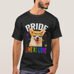 Camiseta Orgullo gay de Corgi Lgbt Bandera Arcoiris Perro