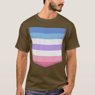 Camiseta Orgullo Gay De Derechos Humanos Bi Bandera De Géne