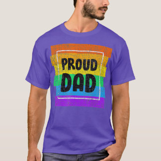 Camiseta Orgullo gay de hombres padre orgulloso compañero L