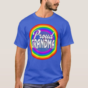 Camiseta Orgullo gay de la abuela orgullosa LGBTQ Aliado LG