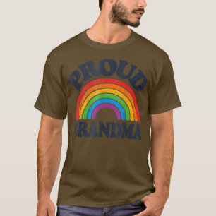 Camiseta Orgullo gay de la abuela orgullosa LGBTQ Aliado LG