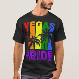 Camiseta Orgullo gay de Las Vegas Orgullo LGBTQ Palmeras de