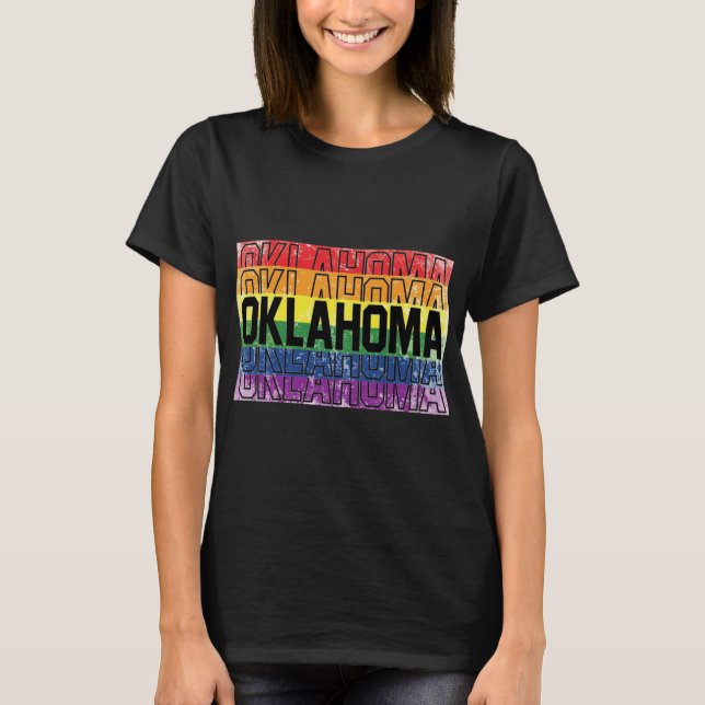 Camiseta Orgullo gay de Oklahoma (Anverso)